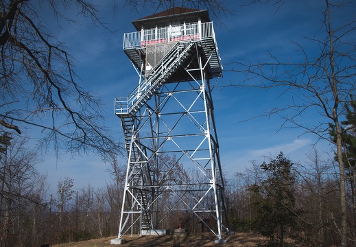 Restored Pinnacle fire tower
