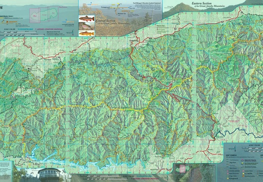 Great Smoky Mountains GPS Trail Map