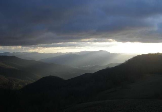 Apr 20: Low clouds in the Great Smokies