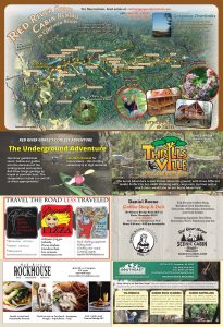 Red River Gorge map sponsors, 2018